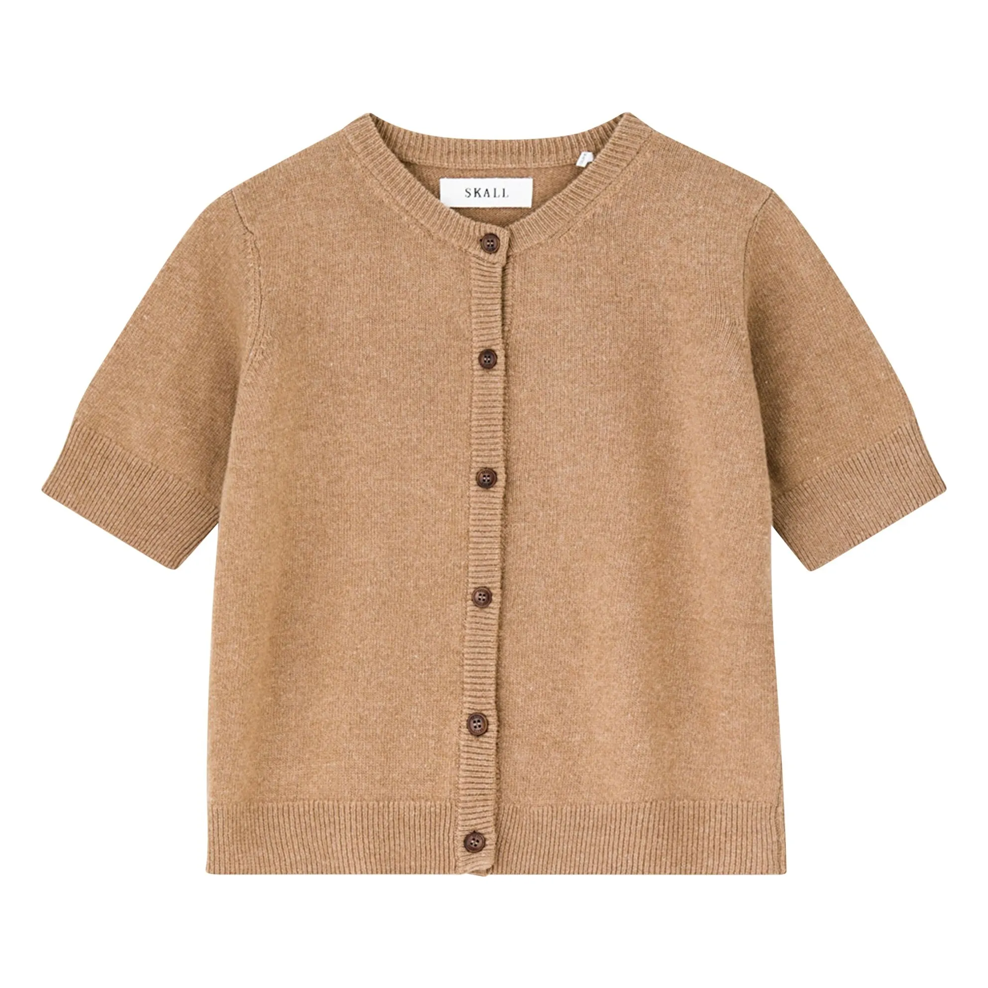 Skall Studio Camel Diana Wool Cardigan