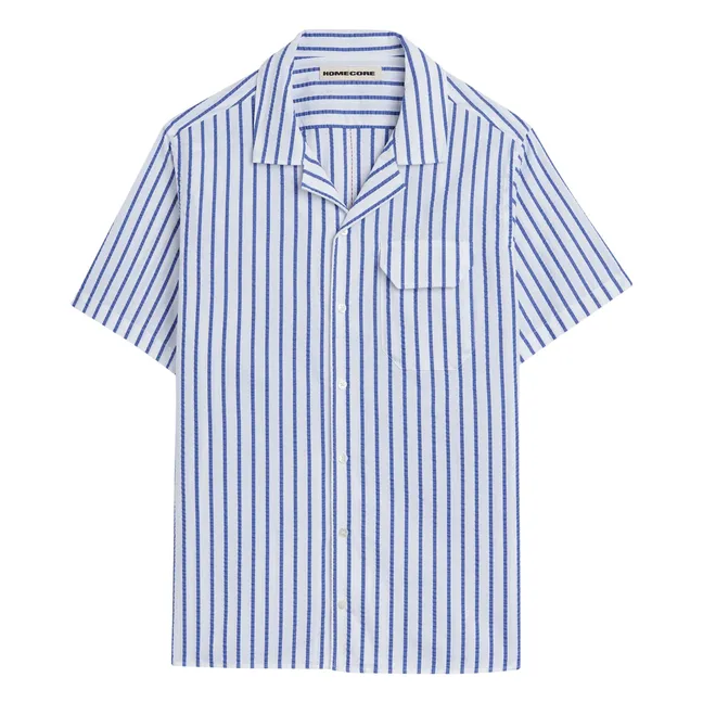 Camisa de manga corta Guarda Mar | Azul