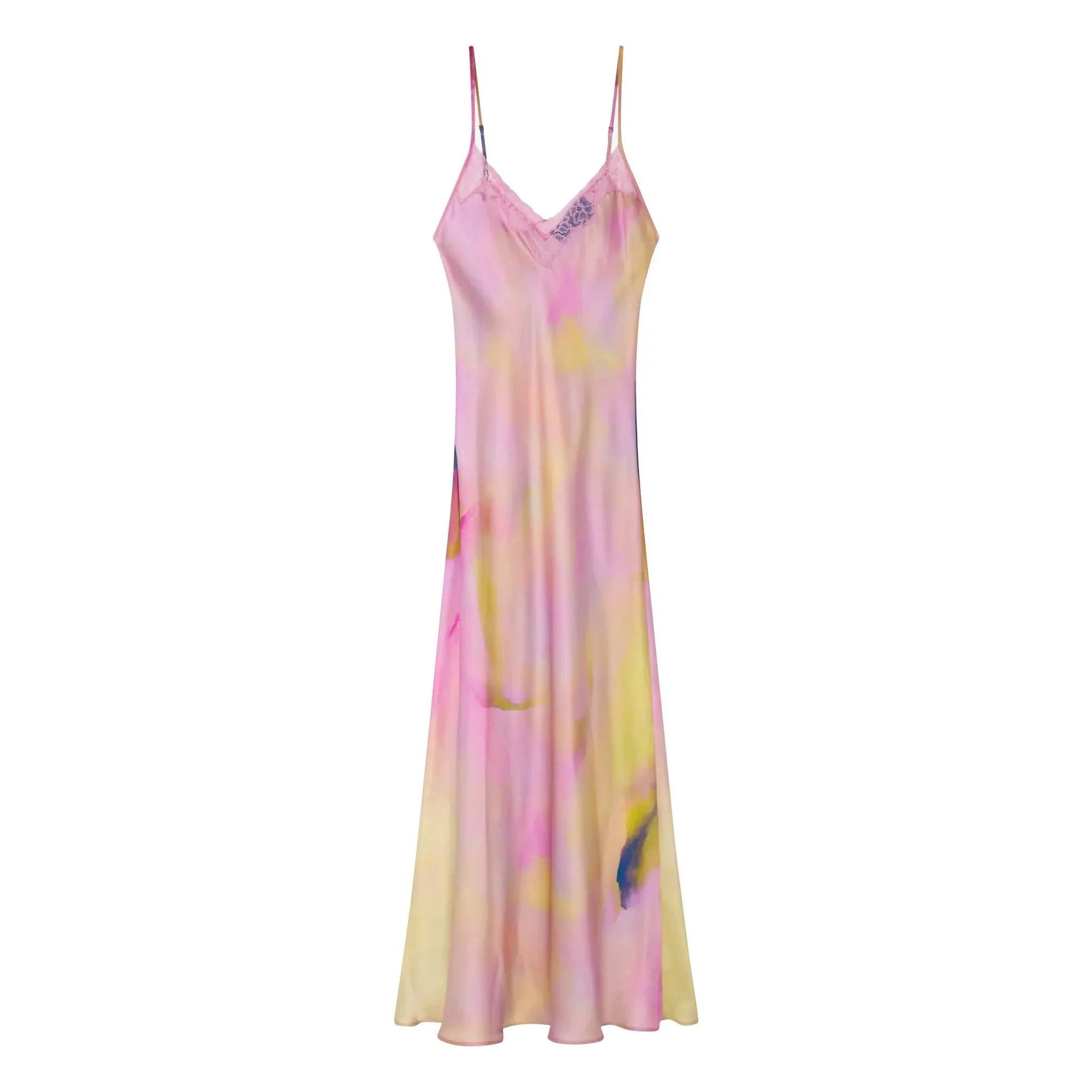 Mes Demoiselles Pink Pera Silk Dress