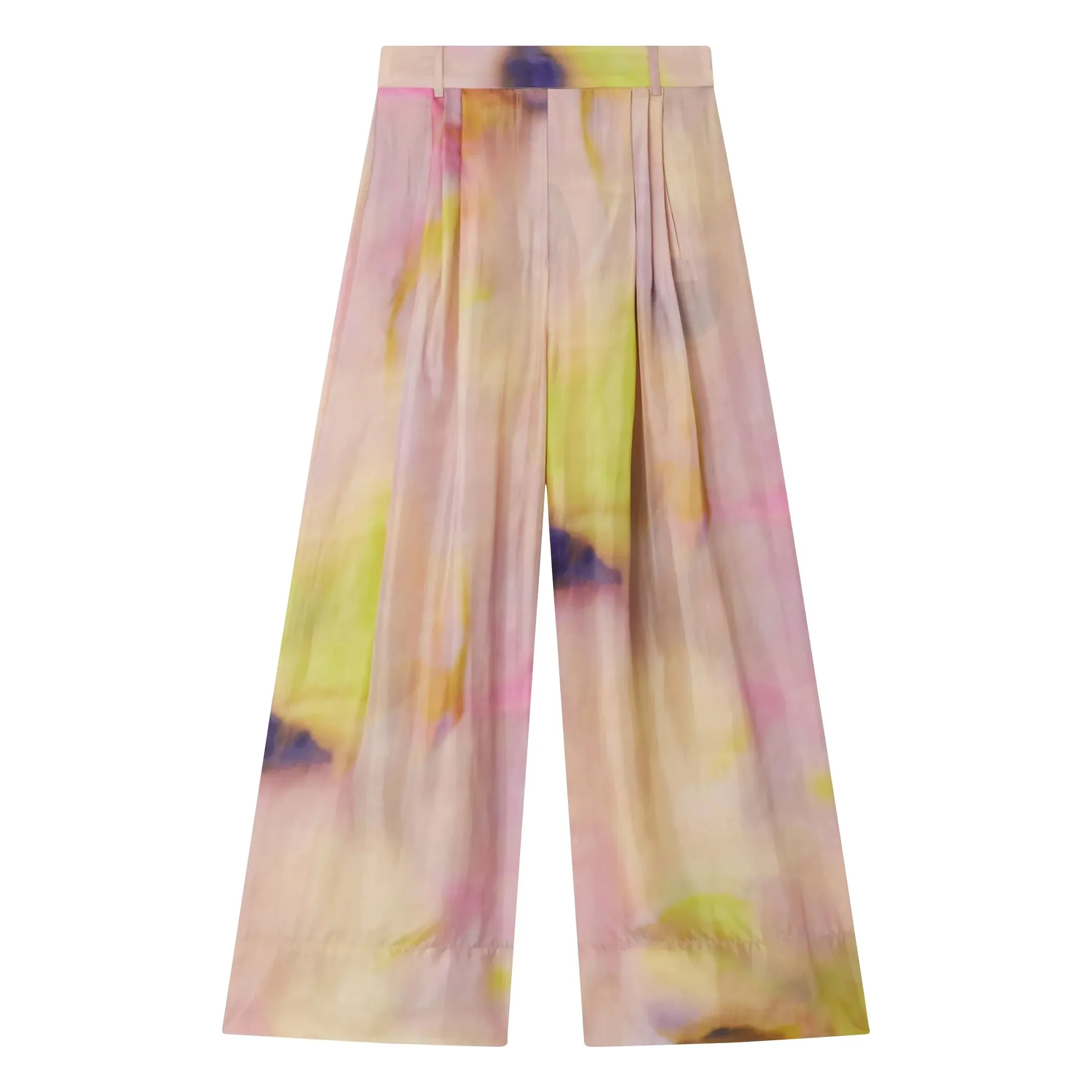 Mes Demoiselles Pink Rosa Silk Pants