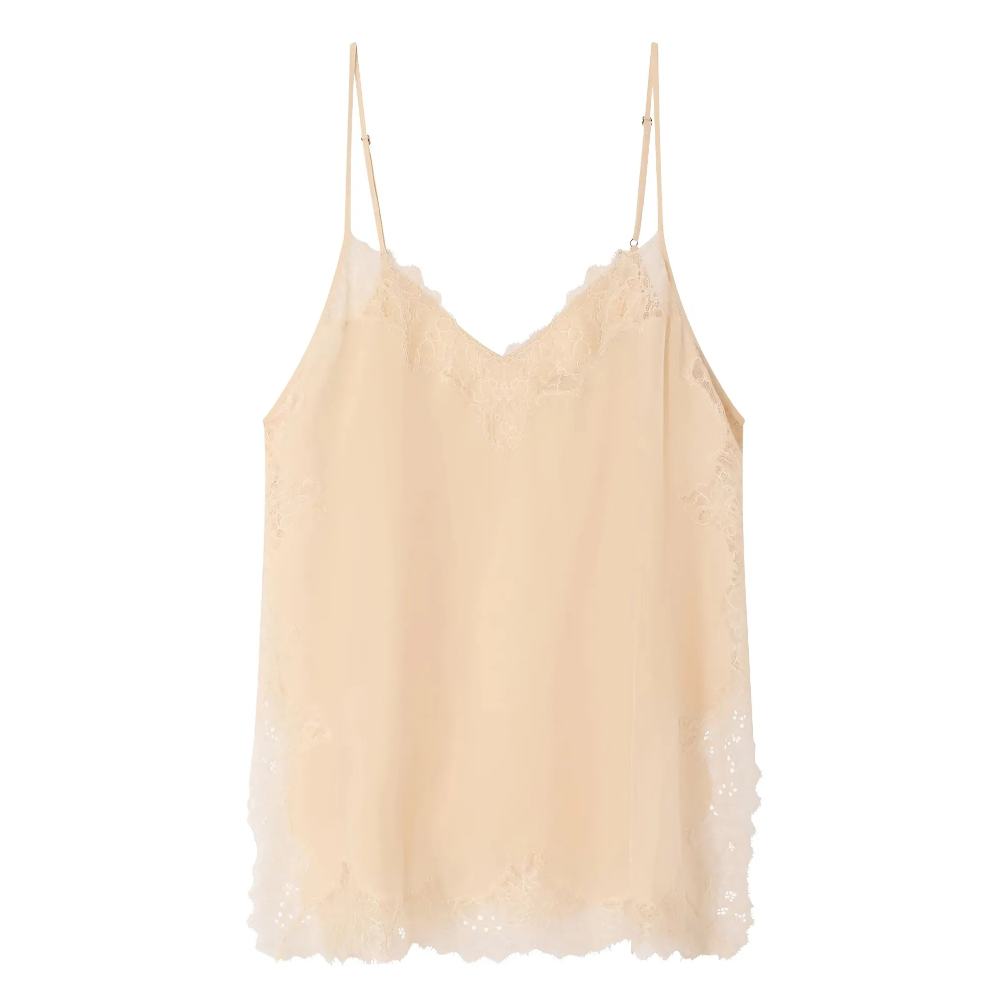 Mes Demoiselles Nude Barry Silk Camisole