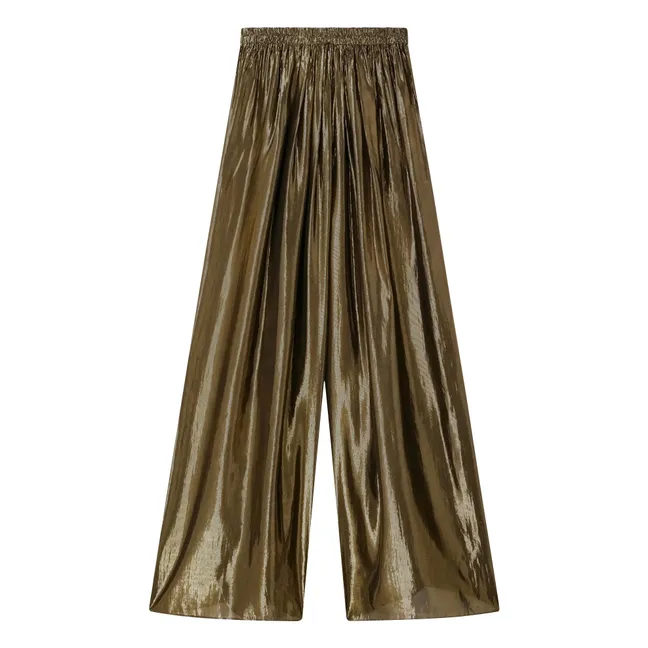 Pantalon Leone Métallisé | Charbon