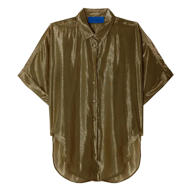 Blouse Light Métallisée | Gris