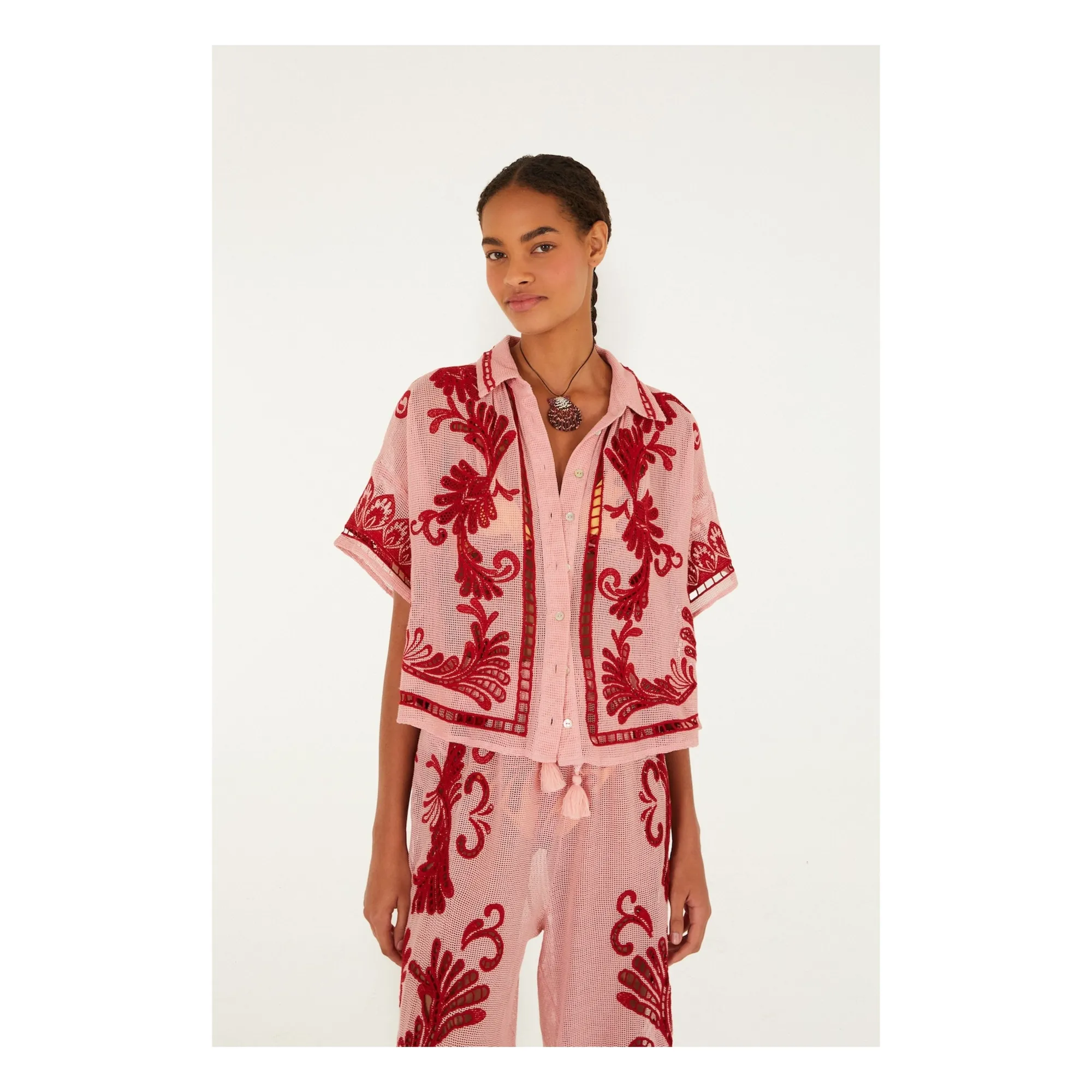 Blouse Arabesque | Rose- Image produit n°0
