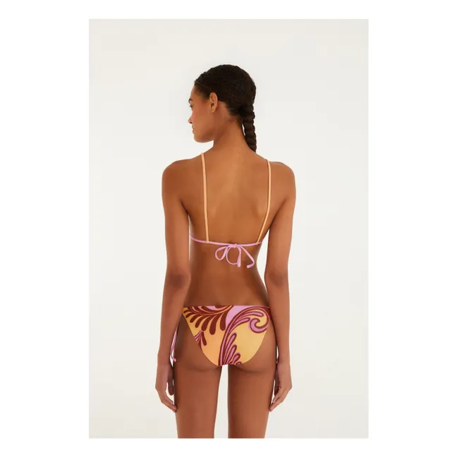 Traje de baño Arabesque Top | Amarillo