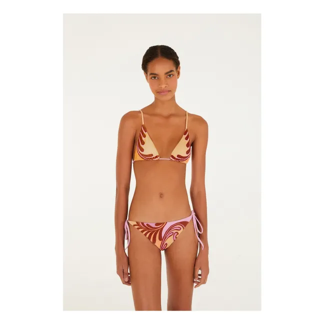 Arabesque-Bikini-Oberteil | Gelb