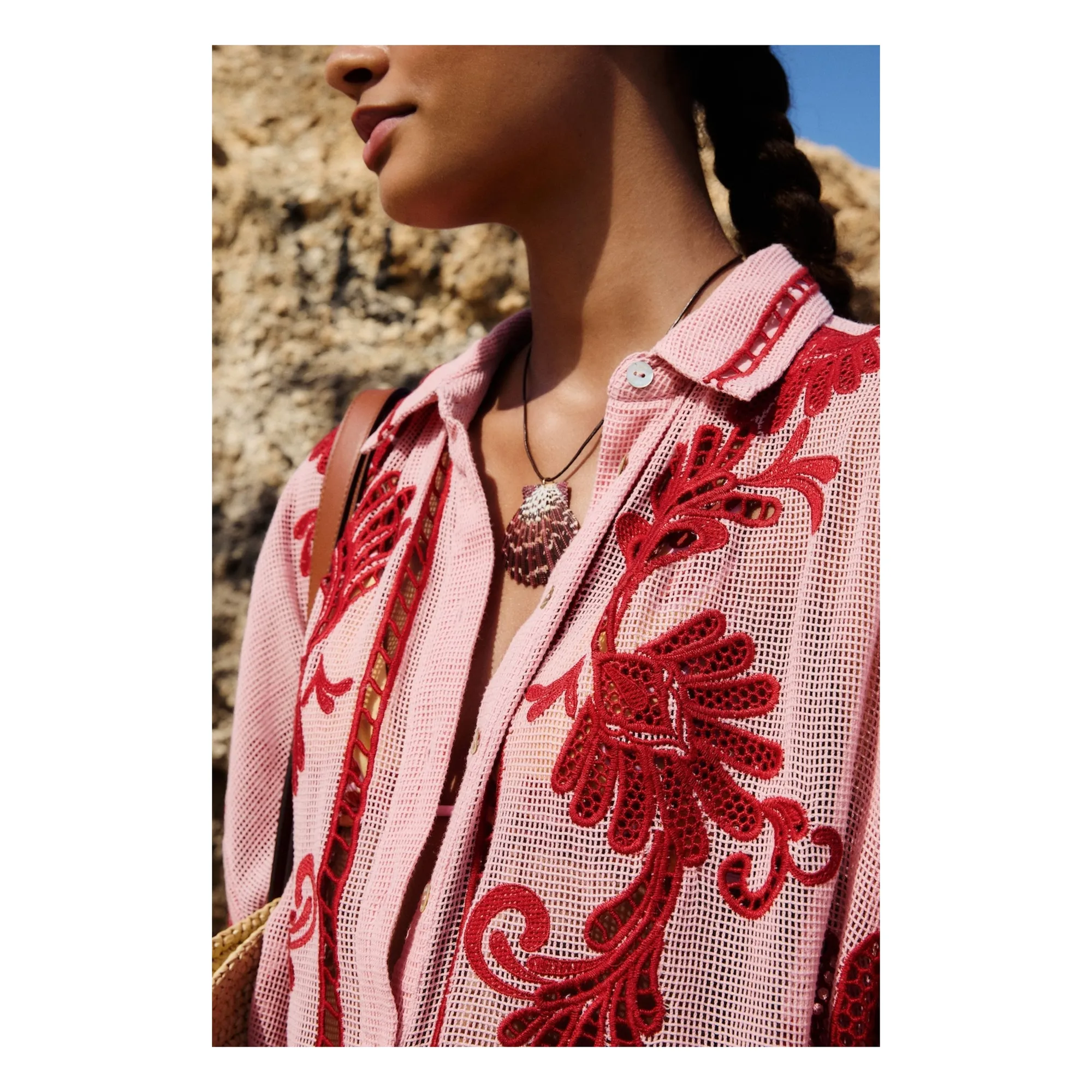 Blouse Arabesque | Rose- Image produit n°3