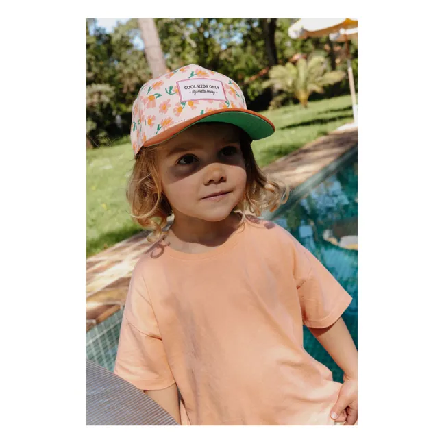 Casquette Visière Courbée Springtime Fibres Recyclées | Orange