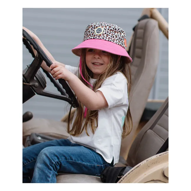 Bob Cordon Ajustable Leopard Recycled Fibers | Fuchsia