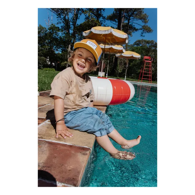 Casquette Visière Courbée Trucker Mini Coton Bio | Camel