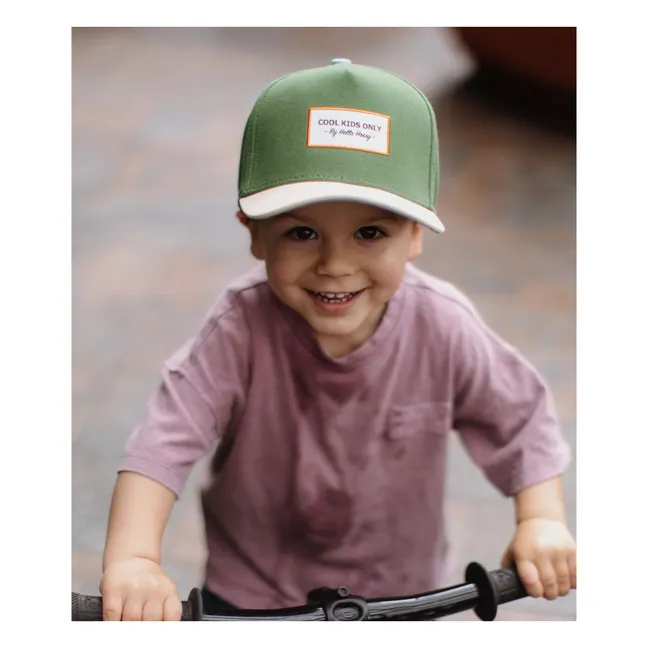 Casquette Visière Courbée Mini Coton Bio | Vert