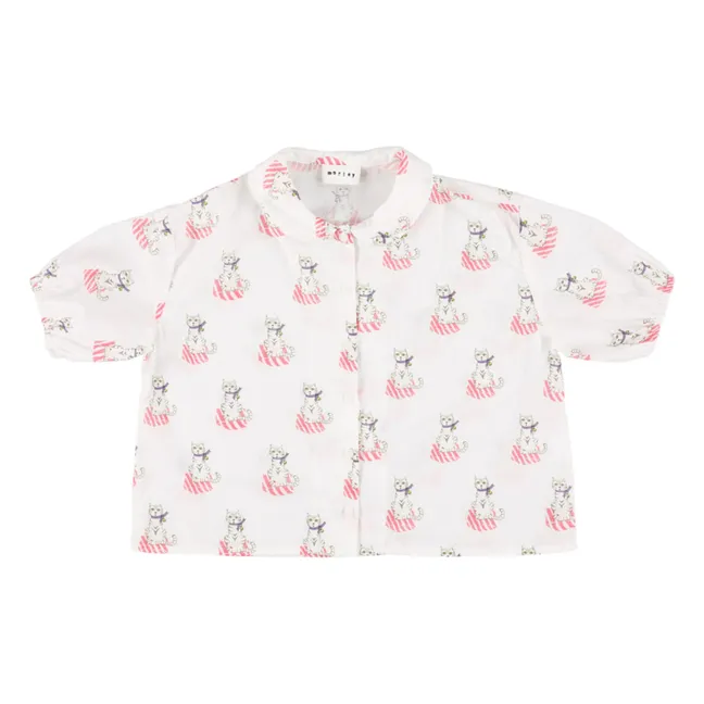 Blouse Xanon Chats | Blanc