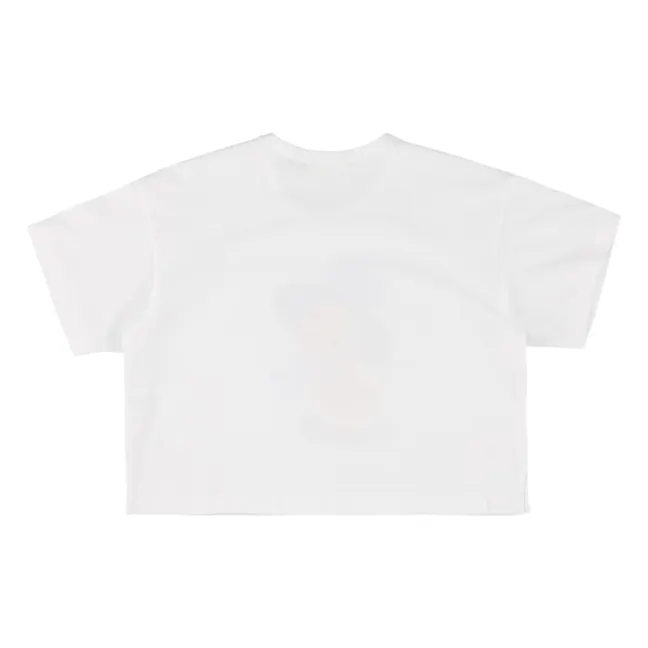T-shirt Warsaw Poussin | Blanc