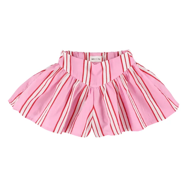 Pantalones cortos a rayas Scooby | Rosa Bombón