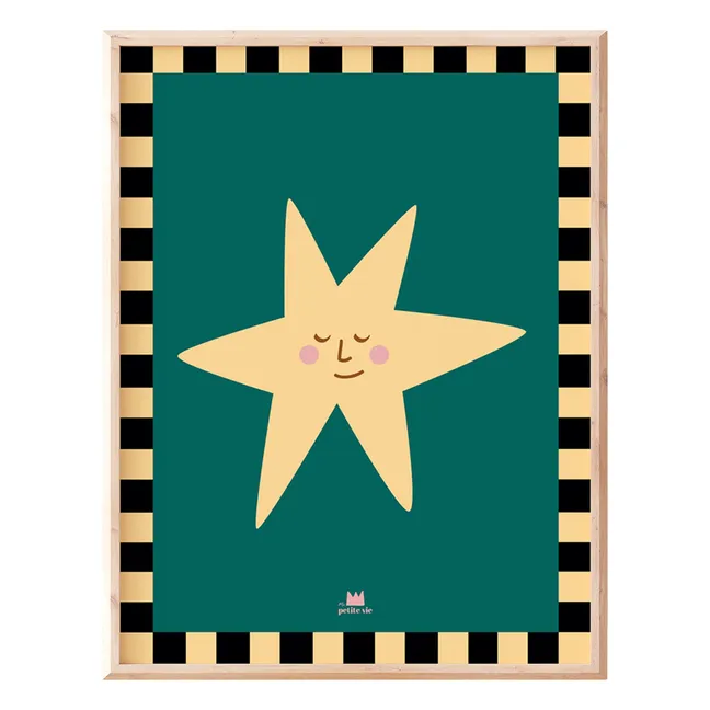 Affiche Pop Star | Vert foncé