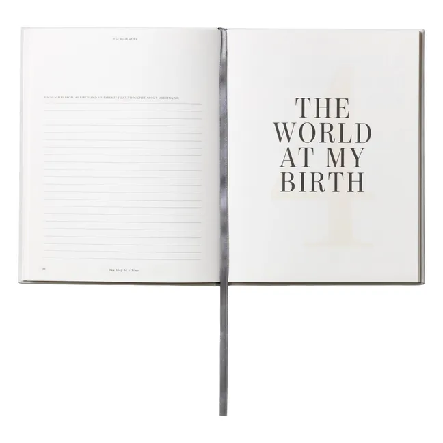 Baby photo album One Step at a Time | Ochre