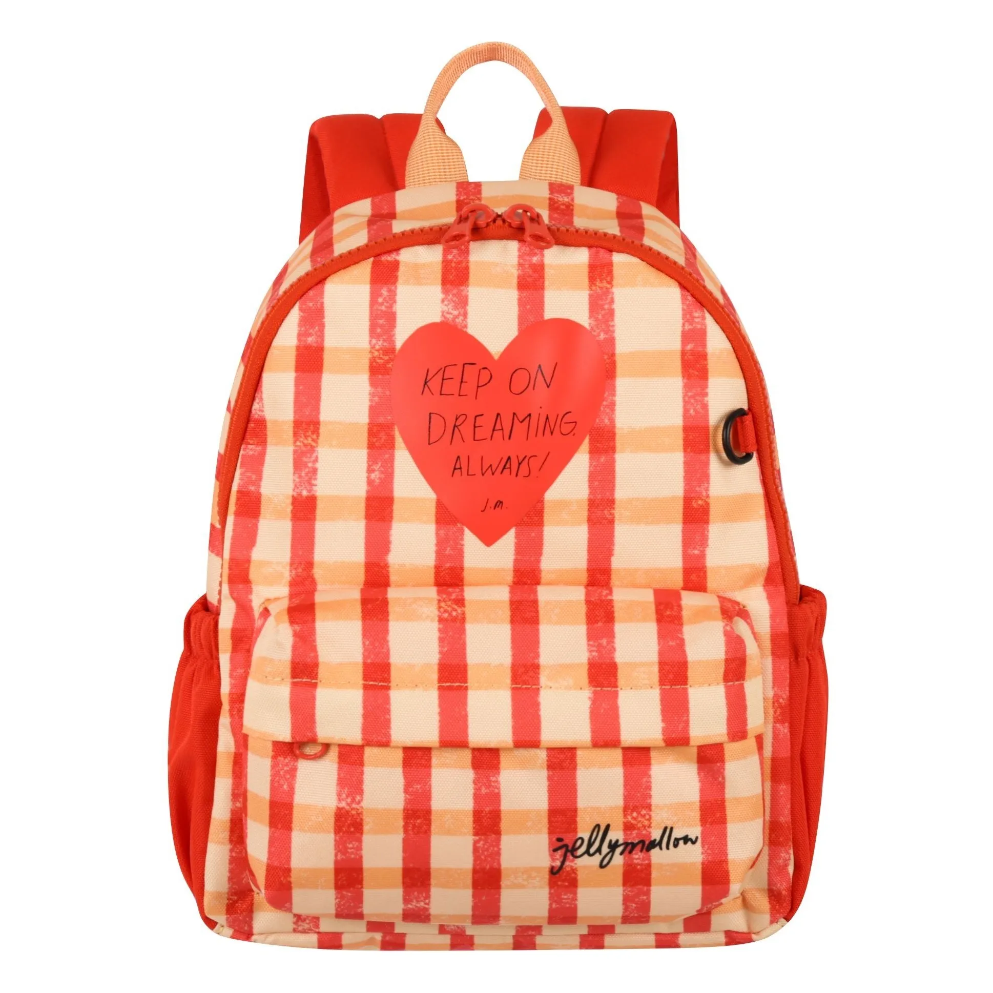 Sac à Dos Carreaux | Rouge- Image produit n°0