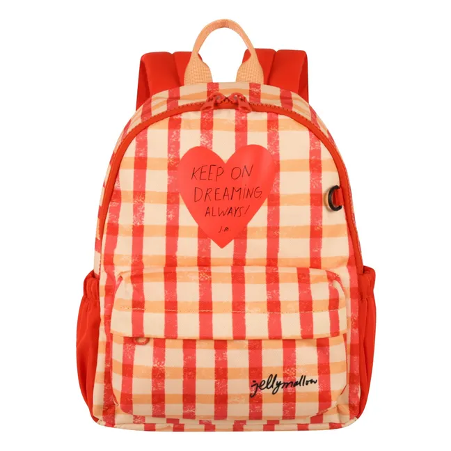 Carreaux Backpack | Red