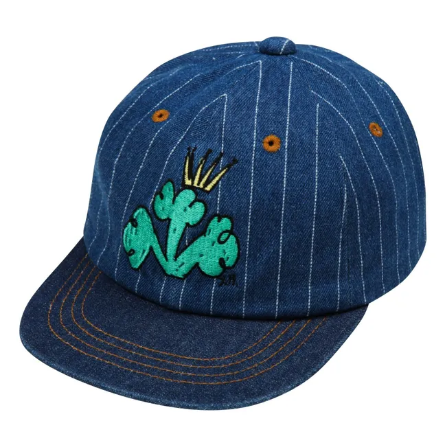 Denim Broccoli Cap | Blue