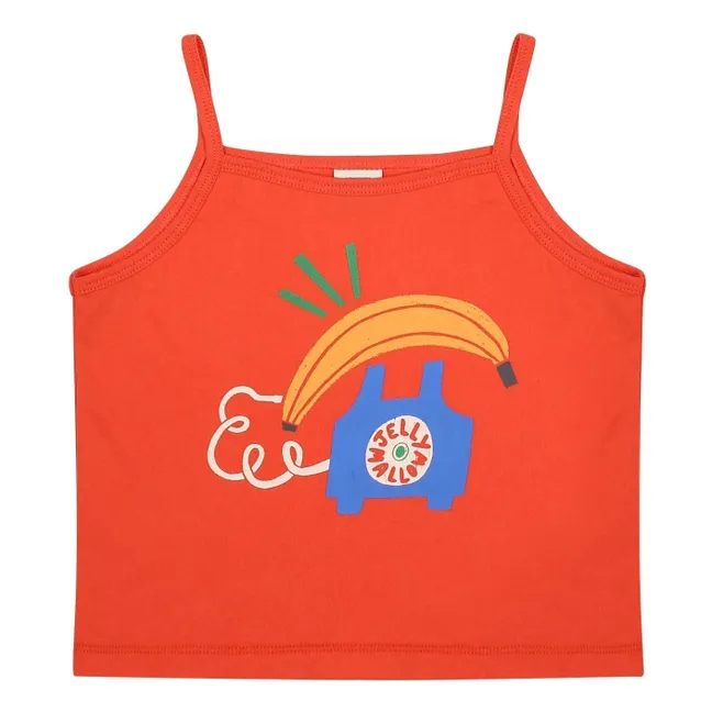 2-in-1 Removable Tank Top Banana T-shirt | Yellow