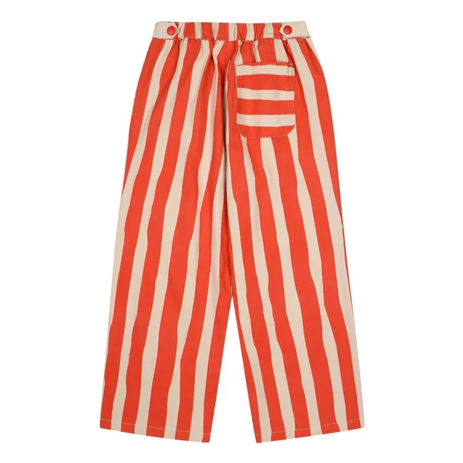 Pantalones de rayas | Rojo