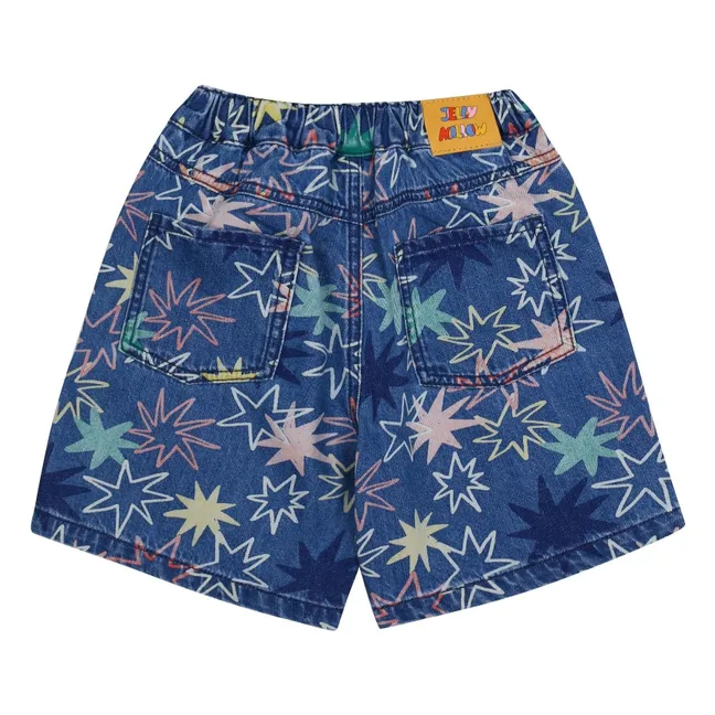 Pantalones cortos con estrellas | Azul