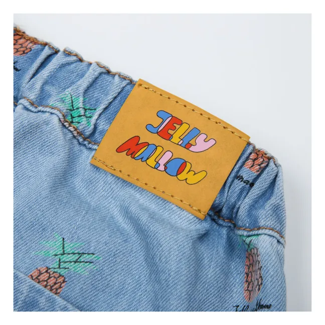 Jean Droit Pineapple | Blue