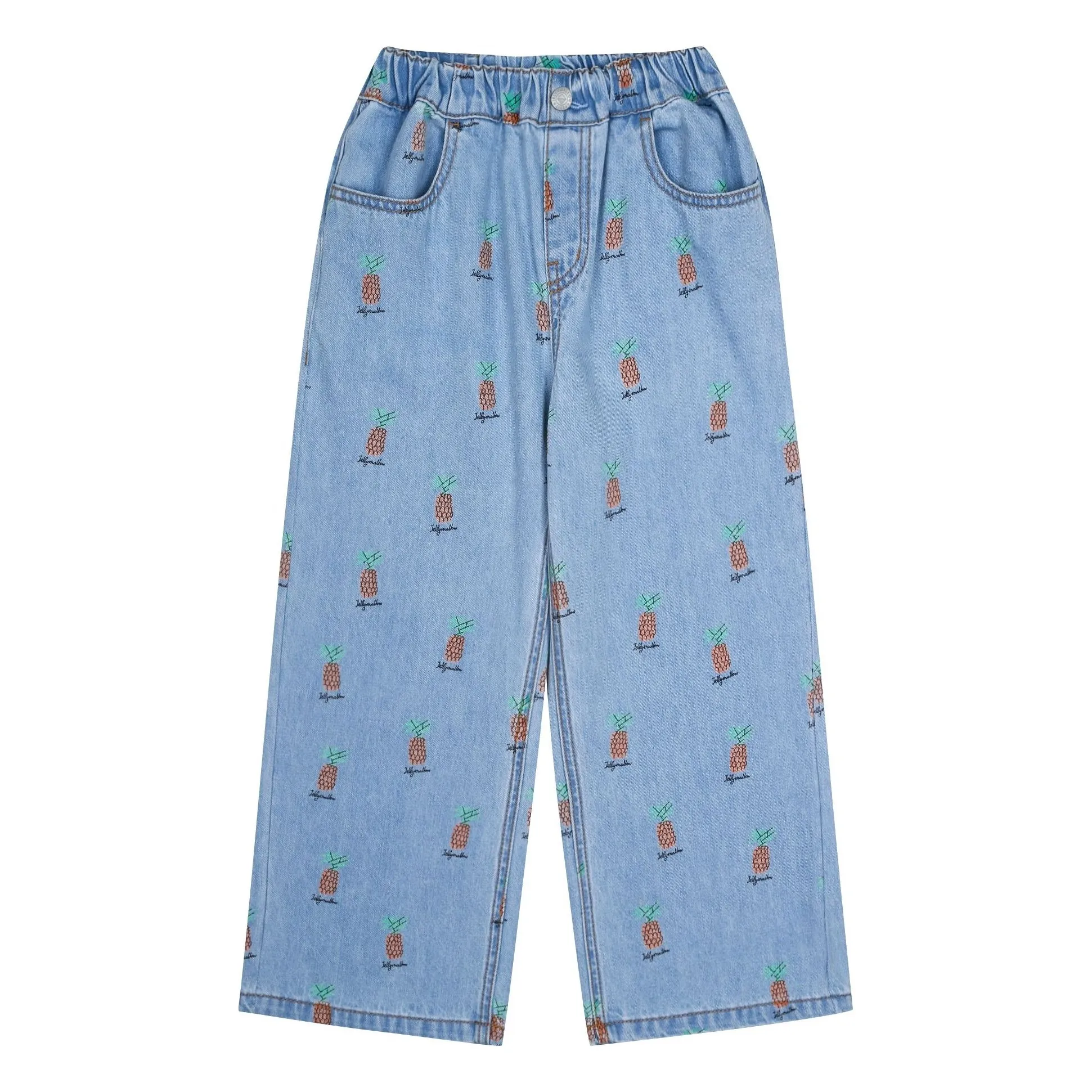 Jelly Mallow Blue Jean Droit Pineapple