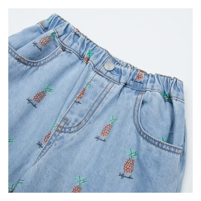 Jean Droit Ananas | Bleu