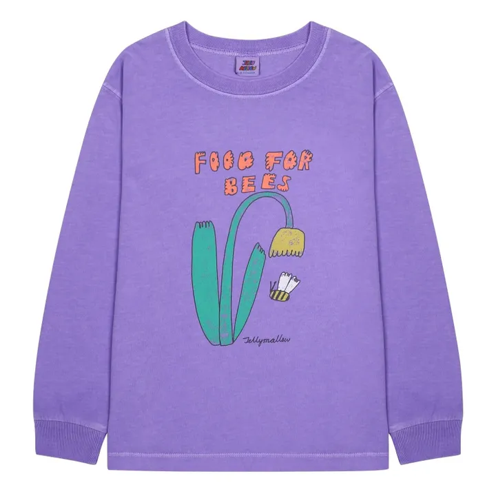 Camiseta Food For Bees | Violeta- Imagen del producto n°0