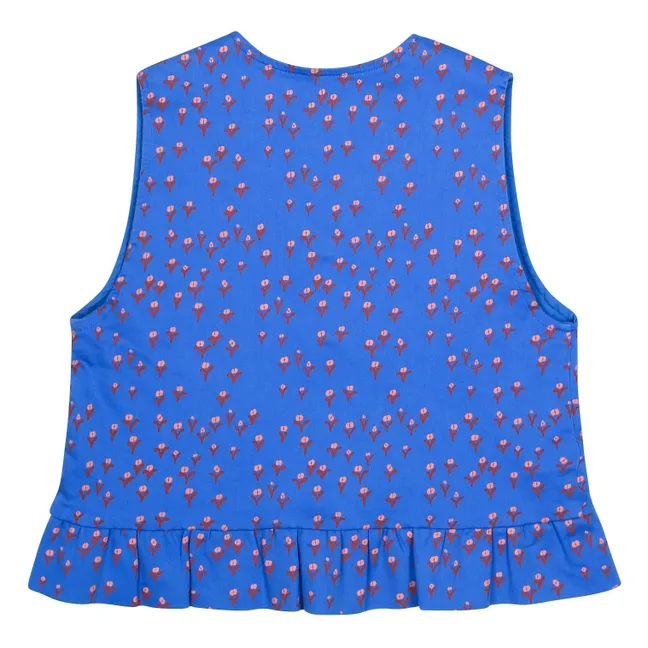 Gilet Sans Manches Cœurs | Bleu