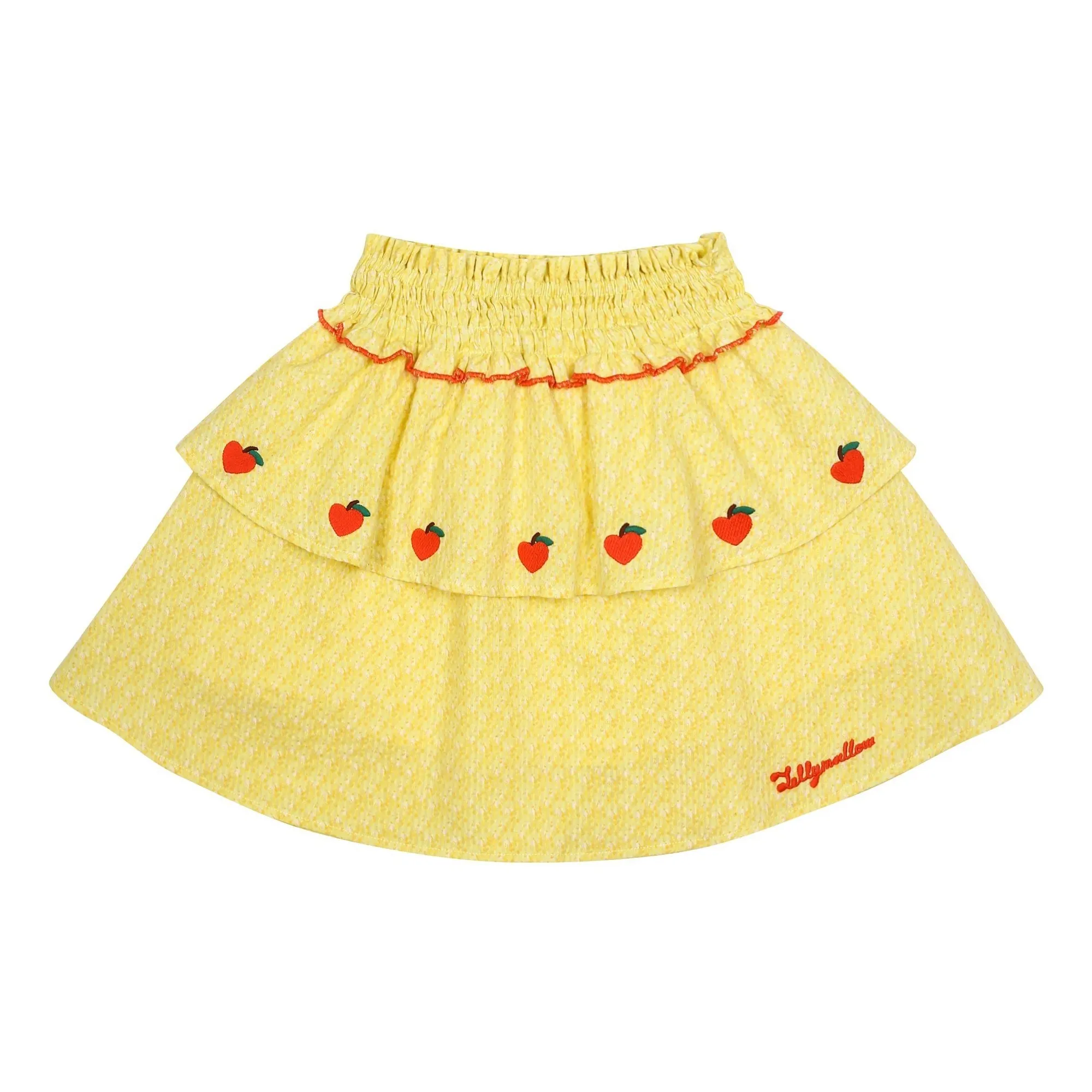 Jupe Volants | Jaune- Image produit n°2