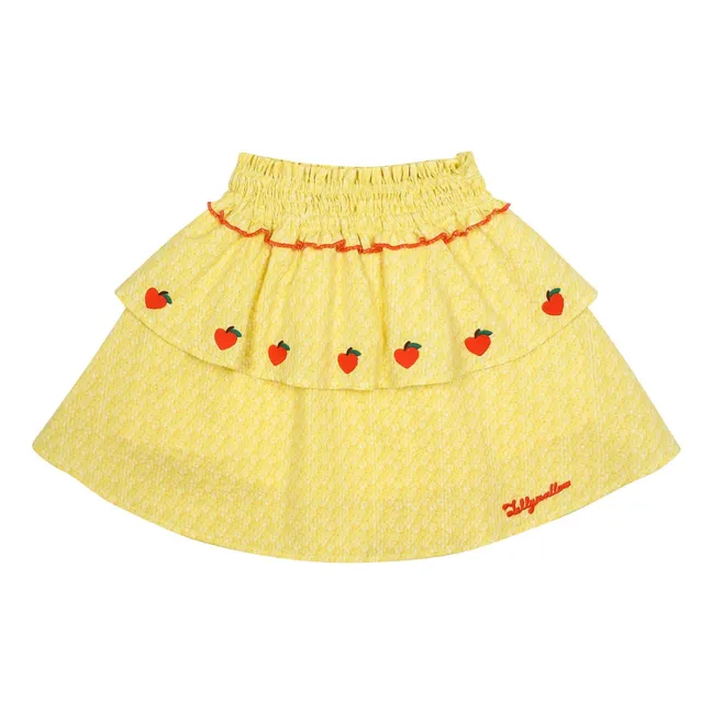 Ruffled skirt | Yellow