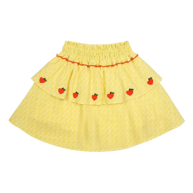 Falda de volantes | Amarillo