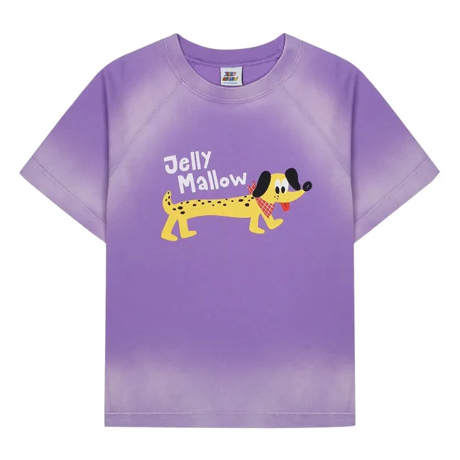 Tie and Dye Dog T-shirt | Purple