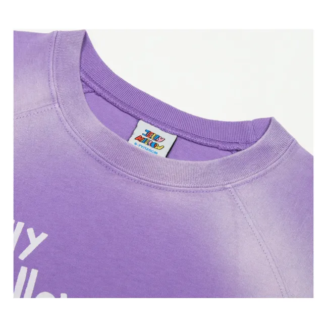 T-shirt Tie and Dye Chien | Violet