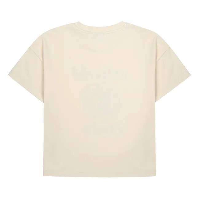 Camiseta Colourful Plate | Marfil