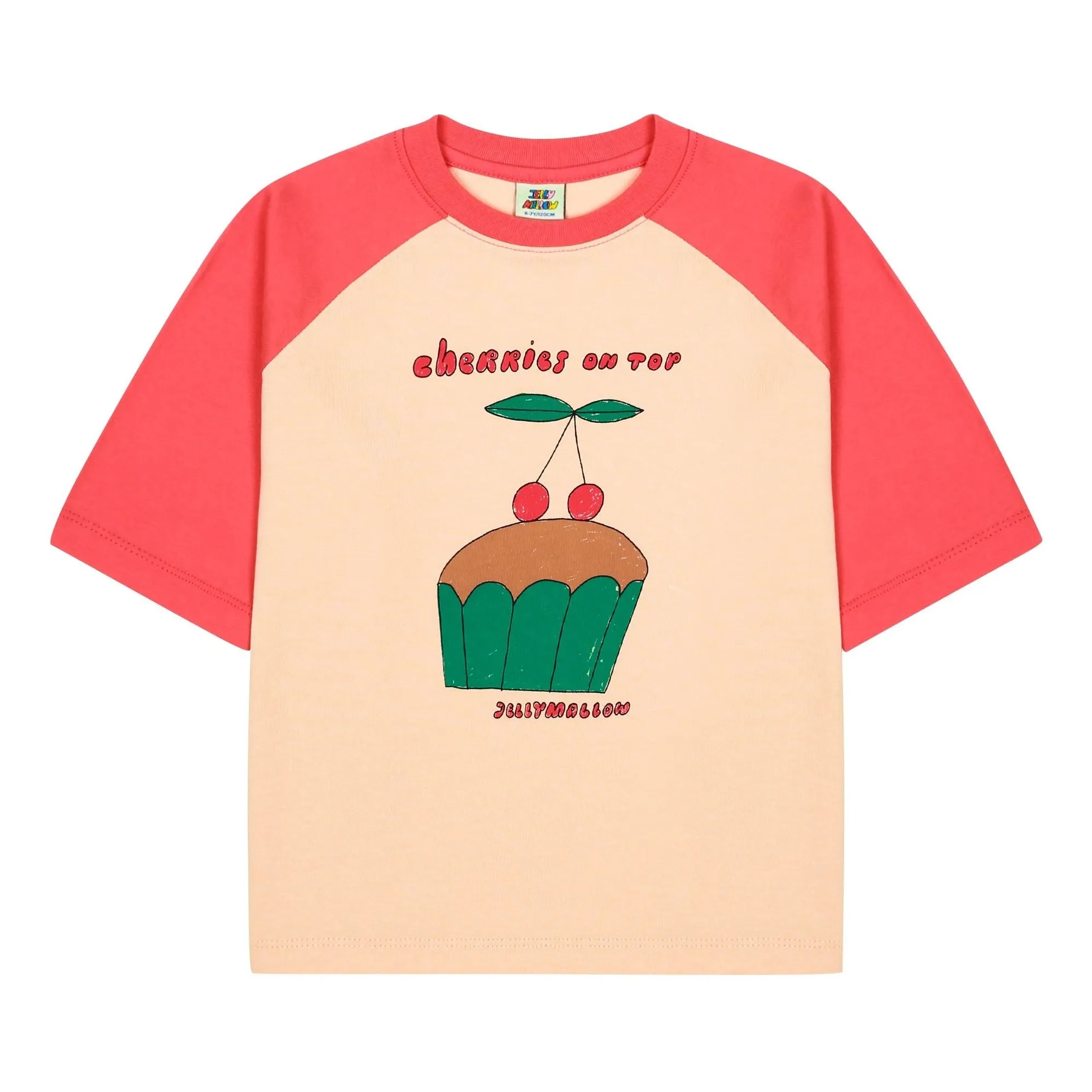 Jelly Mallow Beige Cupcake T-Shirt