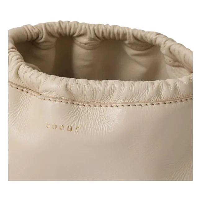 Bolso de piel Suzette | Marfil