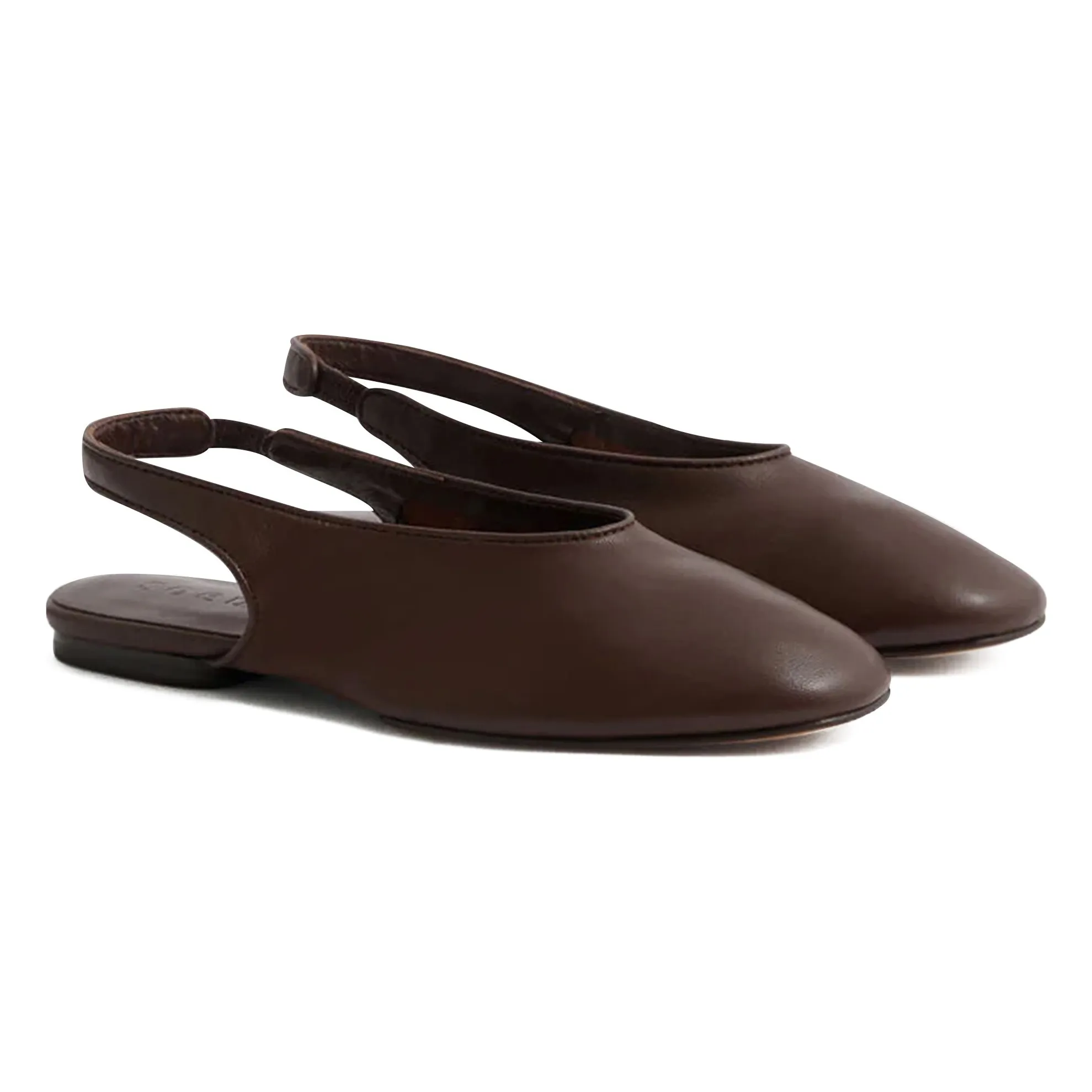 Ballerines Emmett Cuir | Chocolat- Image produit n°3