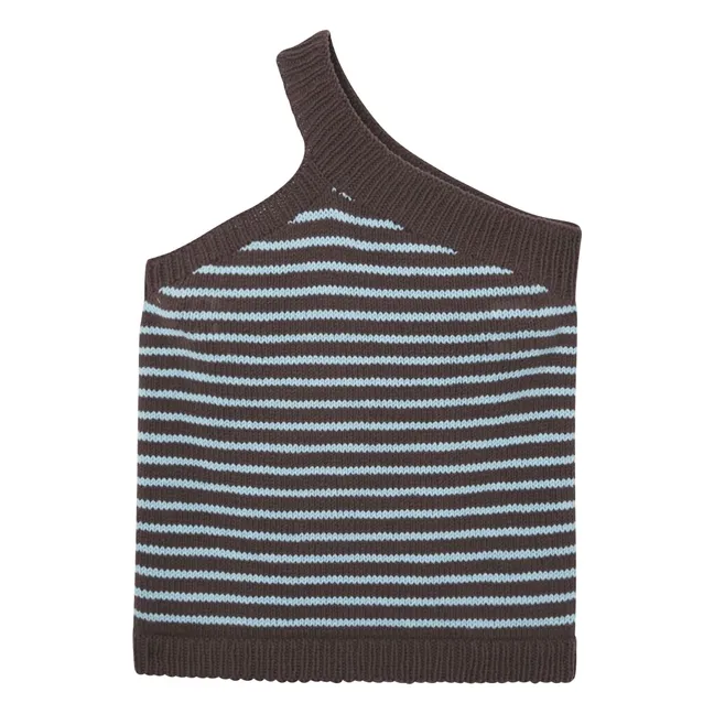 Jimmy Stripes Top | Marrón