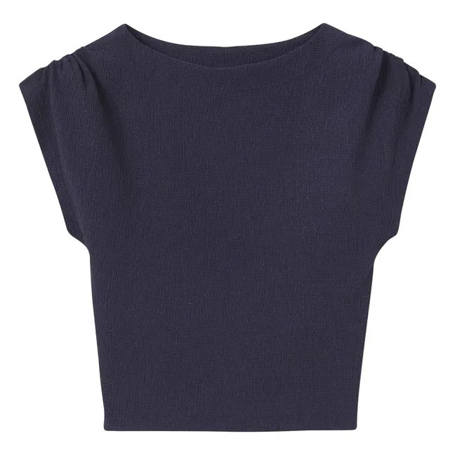 Top Leila | Bleu marine