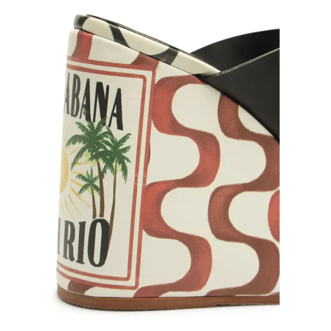 Sandalias de plataforma Copacabana | Negro