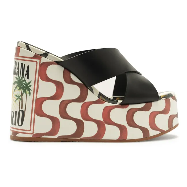 Sandalias de plataforma Copacabana | Negro