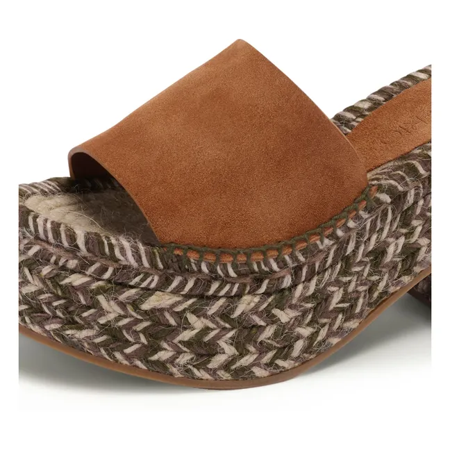 Sandales Plateformes | Marron