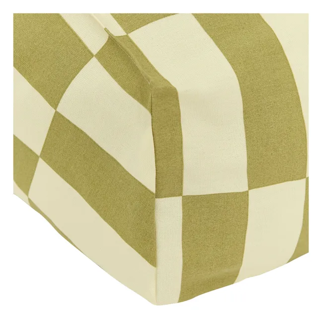 Fauteuil pouf outdoor Vibes Tiles | Vert
