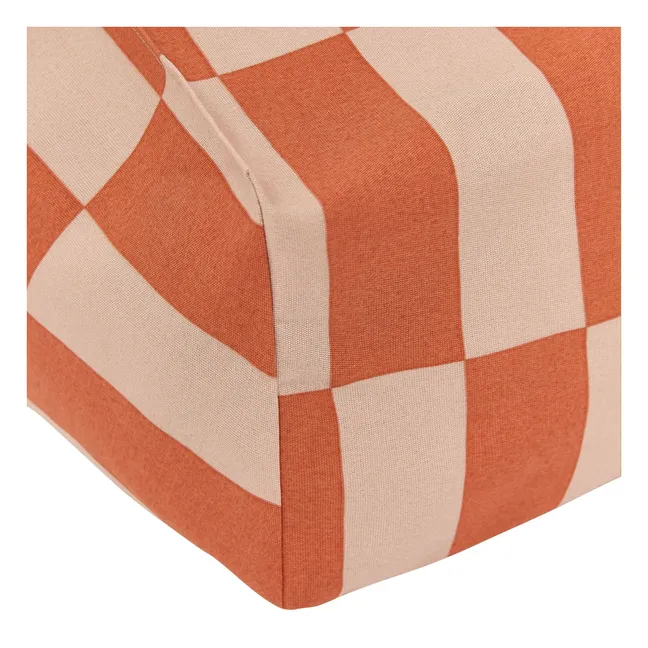 Sillón puf de exterior Vibes Tiles | Naranja