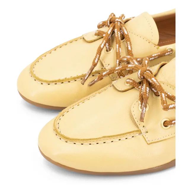 Bootsschuhe Kimana Leder | Gelb