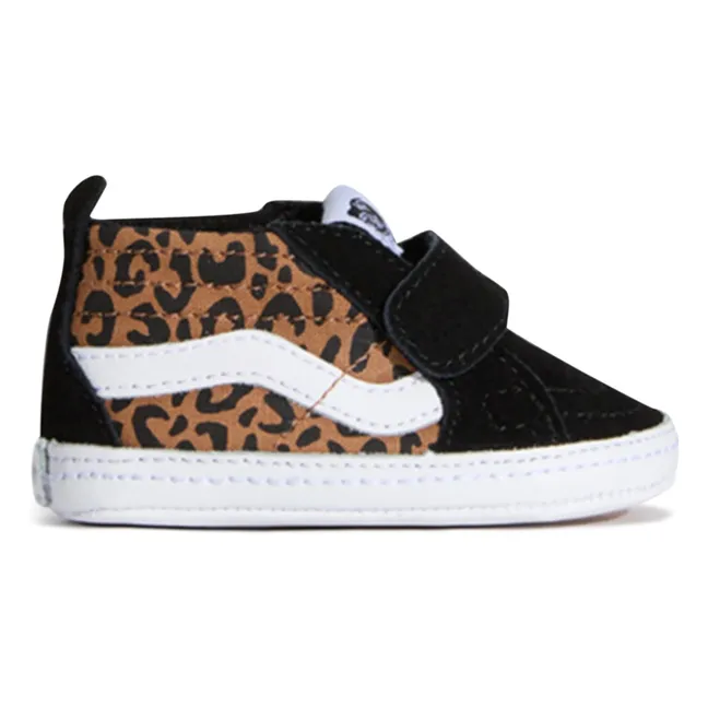 Zapatillas SK8-Hi Crib Leopard Scratch | Marrón