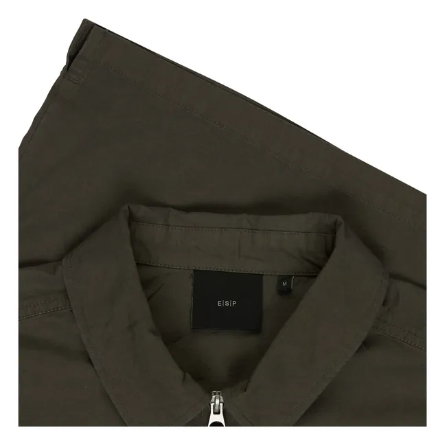 Zipped shirt  | Dark grey